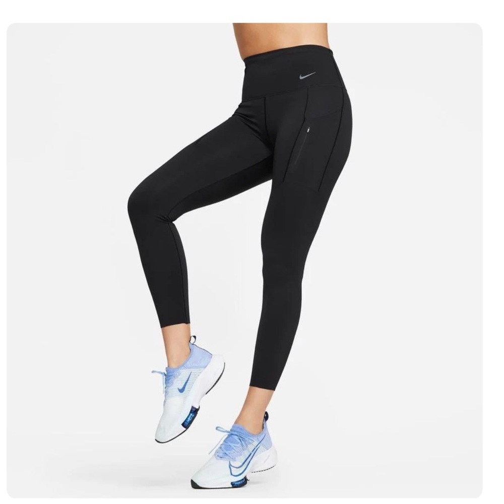 Nike - Women's Dri-FIT GO - High-Rise - 7/8 Length Black (NWT | Size: small